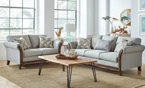 woven fabric sofa and love seat set