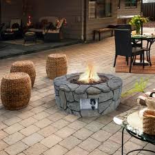 Teamson Home 28 In Outdoor Round Stone
