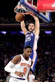 Jah looks like a bad defender trying hard. Embiid Scores 27 Leads Sixers Past Knicks 101 95 The San Diego Union Tribune