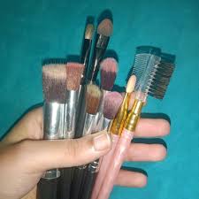 make up nails combo makeup brush