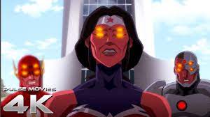 Trigon Justice League Fights Teen Titans - YouTube