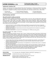 Example Of Credit Report And Controller Resume Sample Resume