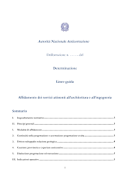 Affidamento dei servizi attinenti all'architettura e all'ingegneria