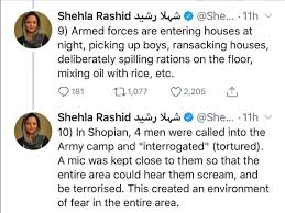 — shehla rashid (@shehla_rashid) december 30, 2019. Shehla Rashid Age Biography Wiki Controversies Background Politics