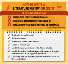 Example of a literature review social work