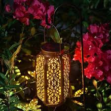 Solar Hanging Lantern Light Cylinder