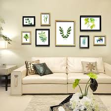 2021 wood photo frames set home sofa