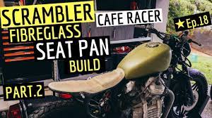 scrambler cafe racer seat pan