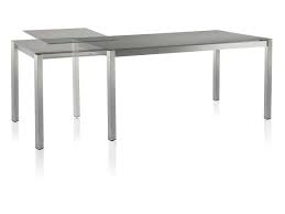 Cody extension dining table maximise the space in your kitchen or dining room with the cody extension dining table. Classic Stainless Steel Hpl Extension Table Solpuri
