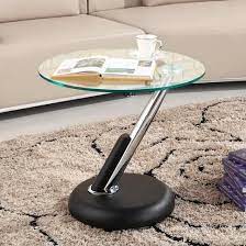 Tokyo Clear Glass Top Lamp Table In