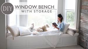 diy window bench with storage ft ls