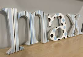 Max Blue Wall Letters 6 5 Baby Boy