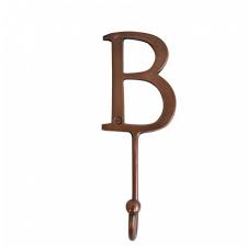 Bronze Metal Letter Hooks By The