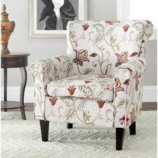 Cozy up spaces while giving it an instant refresh. Safavieh Hazina White And Red Cotton Blend Club Arm Chair Mcr1002a The Home Depot