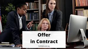 offer in contract invitation to treat