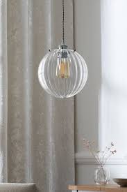 Buy Clear Bourton Easy Fit Pendant Lamp