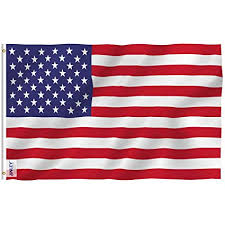 Anley Fly Breeze 3x5 Foot American Us Flag Vivid Color And Uv Fade Resistant Canvas Header And Double Stitched Usa Flags Polyester With Brass