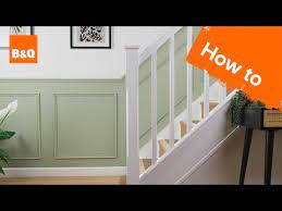 Wall Panelling Up A Staircase Diy