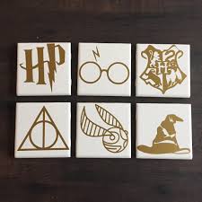 Made These Harry Potter Coasters For My Best Friends New