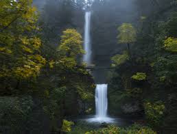 waterfall nature mountain