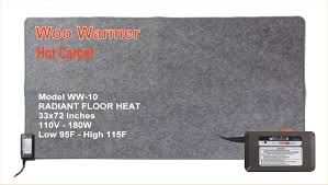 woo warmer hot carpet under rug floor