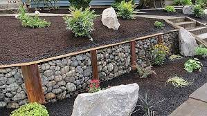 Steel And Stone Retaining Wall Steel
