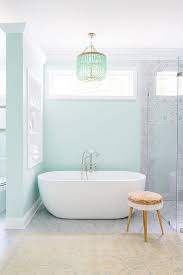 Green Spa Like Bathroom Design