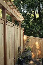 Fence With Arbor Top Backyard Fences