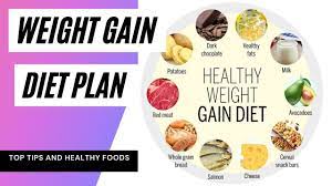 weight gain t chart with 7 days meal