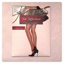 Hanes Silk Reflections Silky Sheer Pantyhose Nwt