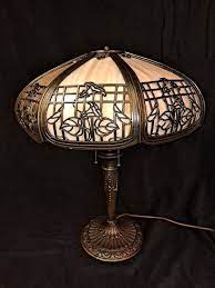 Antique Chicago Lamp Company 8 Bent