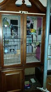 Armoire Turned Bird Cage Diy Bird