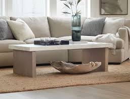 Rectangle White Marble Coffee Table