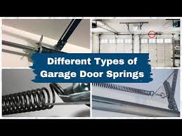 3 types of garage door springs fixing