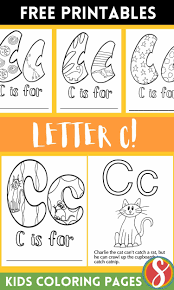 letter c coloring pages stevie doodles