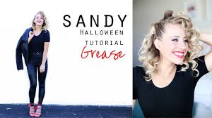 sandy from grease hair tutorial