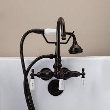 High Spout Wall Mount Clawfoot Faucet