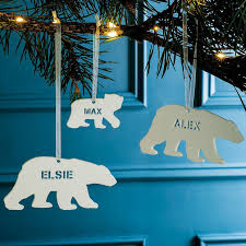 Home decoration, art & collection, holiday gifts, business gift. Personalised Polar Bear Christmas Decoration By Sophia Victoria Joy Notonthehighstreet Com