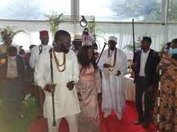 The event was filled with pomp and colour, with the bride dressed in a white sleeveless gown, a white veil over her head and peach shoes. All Set For June Ruto S Wedding Nairobi News