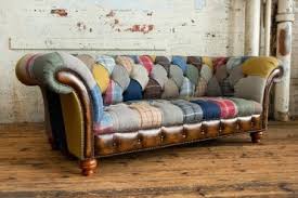 patchwork chesterfield sofas oswald