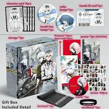 2 tahun telah berlalu sejak peperangan antara ccg dengan anteiku. Anime Tokyo Ghoul Re Toy Gift Box Kaneki Ken Saiko Poster Badge Pin Postcard Charater Sticker Coaster Ice Towel Wristband Wish