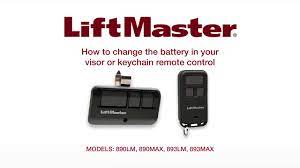 How to Change the Battery in Your LiftMaster Remote Control - YouTube