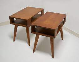 End Tables Mid Century Modern Side