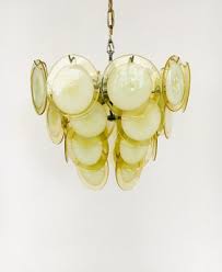 Murano Glass Disc Chandelier From