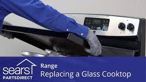 replacing a range glass cooktop you