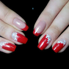 Now take red nail paint and apply it all over the nails. Red And White Nails Ideas The Best Images Bestartnails Com