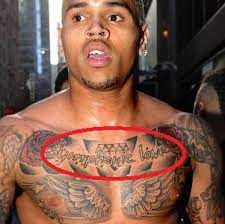 Brown got a black pyramid ink on his back but was quick to state that the tattoo does not mean he has joined the illuminati. Chris Brown S 26 Tattoos Their Meanings Body Art Guru