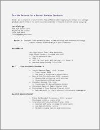 Sample Resume For Culinary Arts Student Fresh Resume Examples For