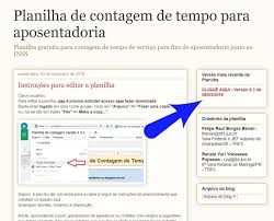 como calcular tempo de contribuição