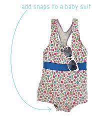 The inside is an extremely soft. Sewing Tutorial Add Crotch Snaps To A Baby S Swimsuit Sewing